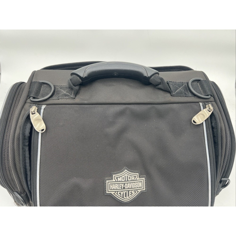 OEM Harley Davidson Bar & Shield Touring Overnight Luggage Bag Nylon - Picture 6 of 11
